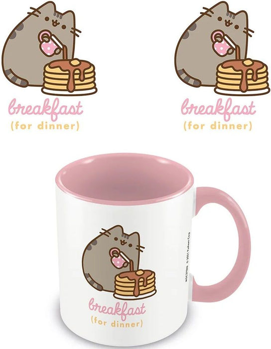 Чаша Pyramid Animation: Pusheen - Breakfast (for dinner)