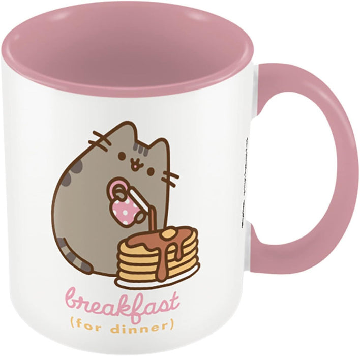 Чаша Pyramid Animation: Pusheen - Breakfast (for dinner)
