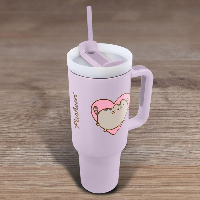 Чаша за път Pyramid Animations: Pusheen - Heart