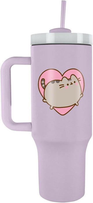 Чаша за път Pyramid Animations: Pusheen - Heart