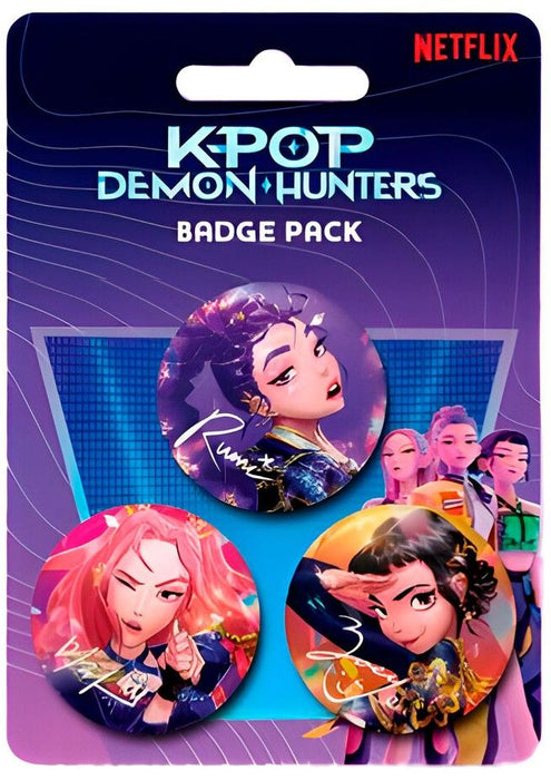 Комплект значки Pyramid Animation: KPop Demon Hunters - Huntrix