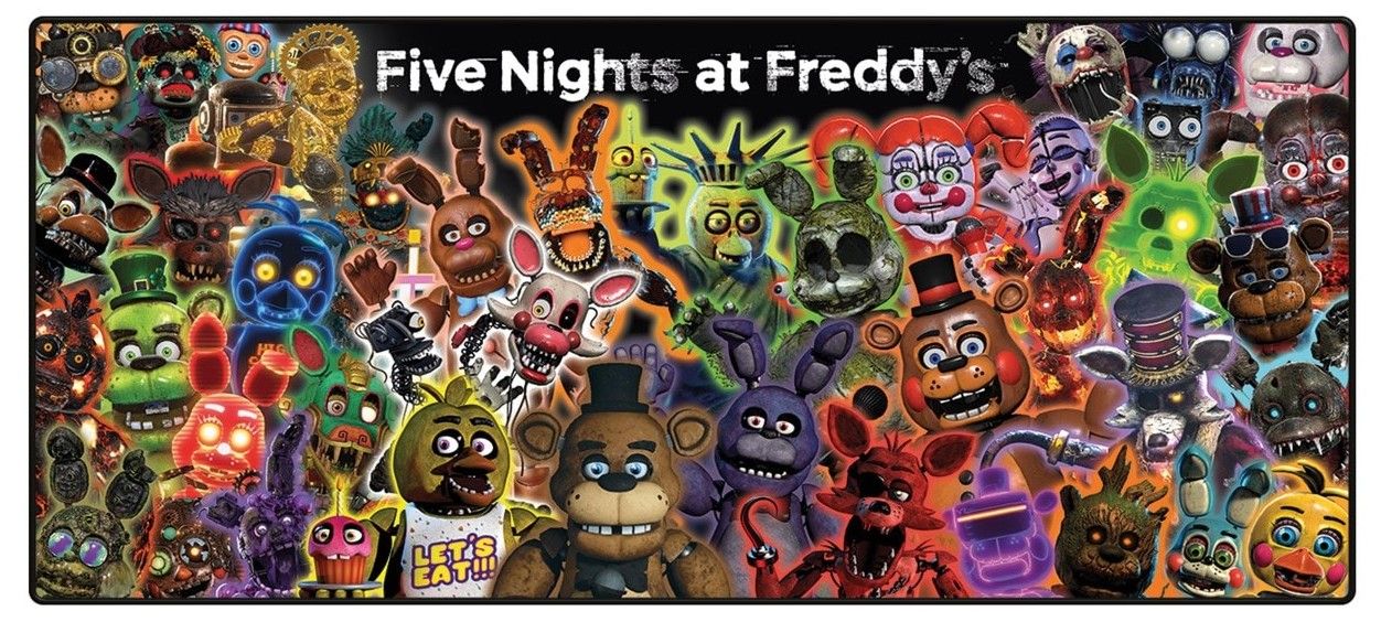 Подложка за мишка Pyramid Games: Five Night at Freddy's - Characters (Glow)