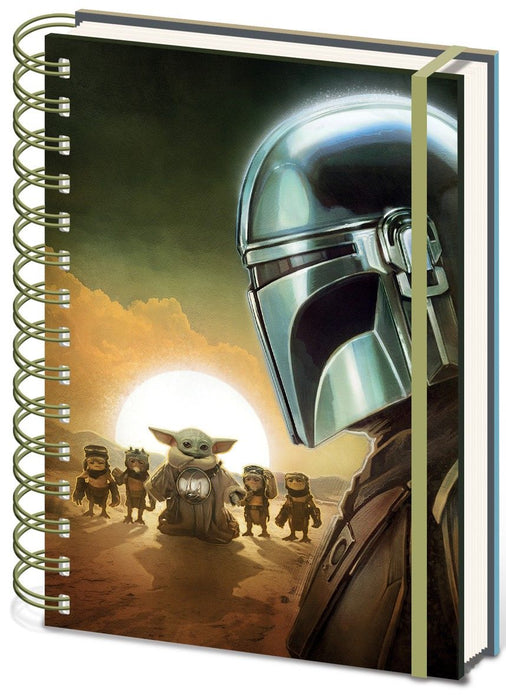 Тефтер Pyramid Movies: The Mandalorian and Grogu - Sunset, A5