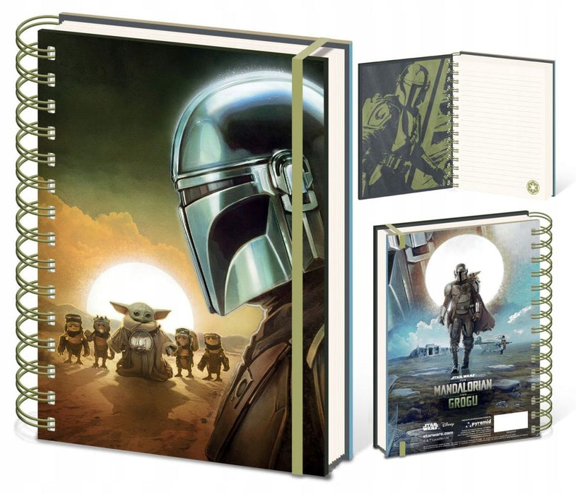 Тефтер Pyramid Movies: The Mandalorian and Grogu - Sunset, A5