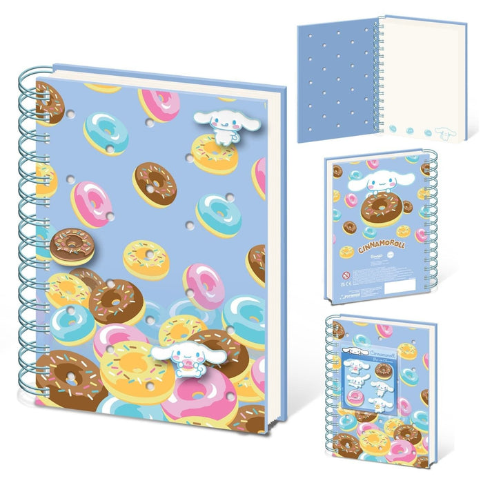Тефтер Pyramid Animation: Sanrio - Cinnamoroll (Donut Heaven), A5
