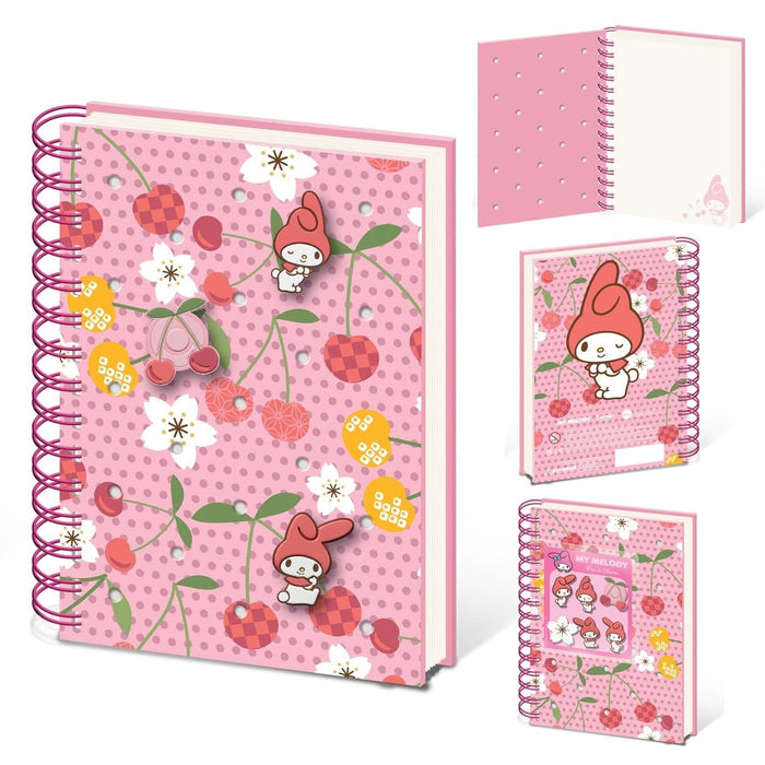 Тефтер Pyramid Animation: Sanrio - My Melody (Cherry Blossom), A5