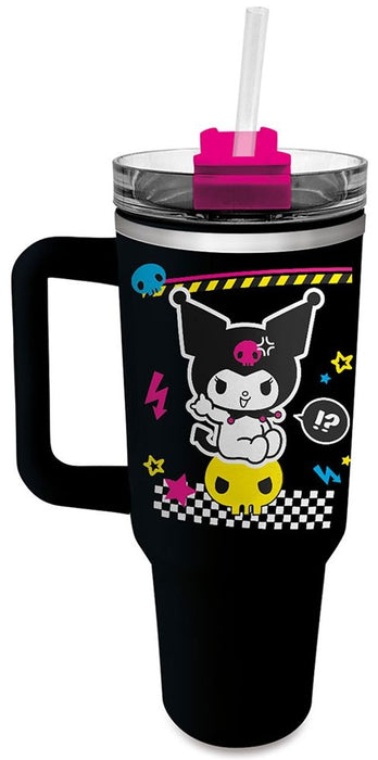Чаша за път Pyramid Animation: Sanrio - Kuromi (Pink Skull)