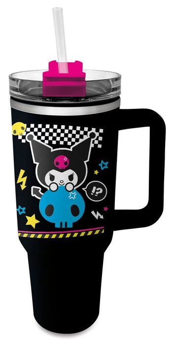 Чаша за път Pyramid Animation: Sanrio - Kuromi (Pink Skull)