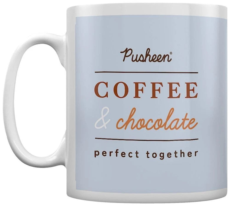 Чаша Pyramid Animation: Pusheeen - Coffee & Chocolate Perfect Together