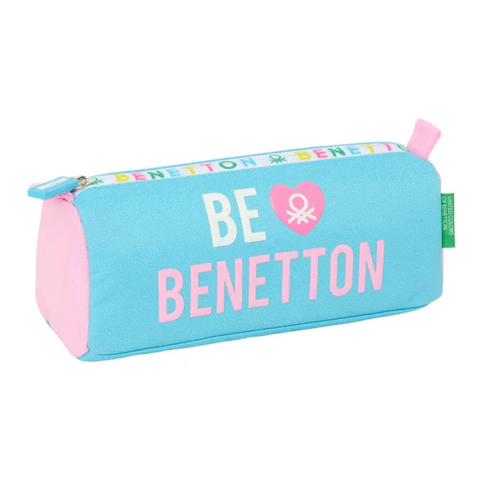 Пътническа Чанта Benetton Unique Розов цвят тюркоаз 21 x 8