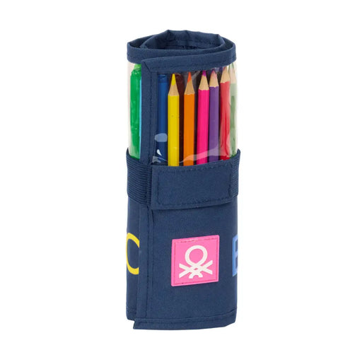 Пътническа Чанта Benetton Damero Морско син 7 x 20 x 7 cm