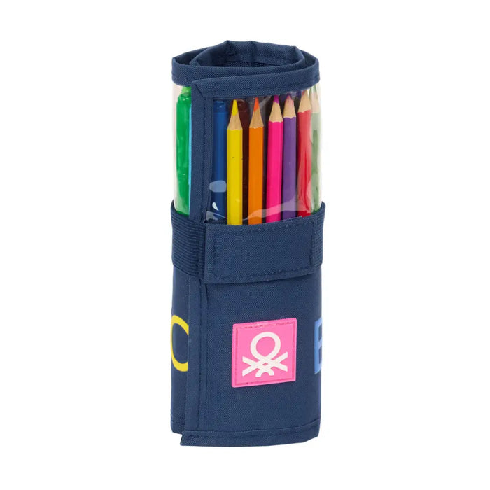 Пътническа Чанта Benetton Damero Морско син 7 x 20 x 7 cm