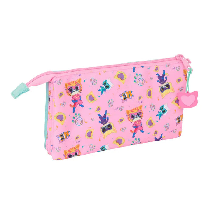 Пътническа Чанта SuperKitties Розов цвят тюркоаз 22 x 12 x