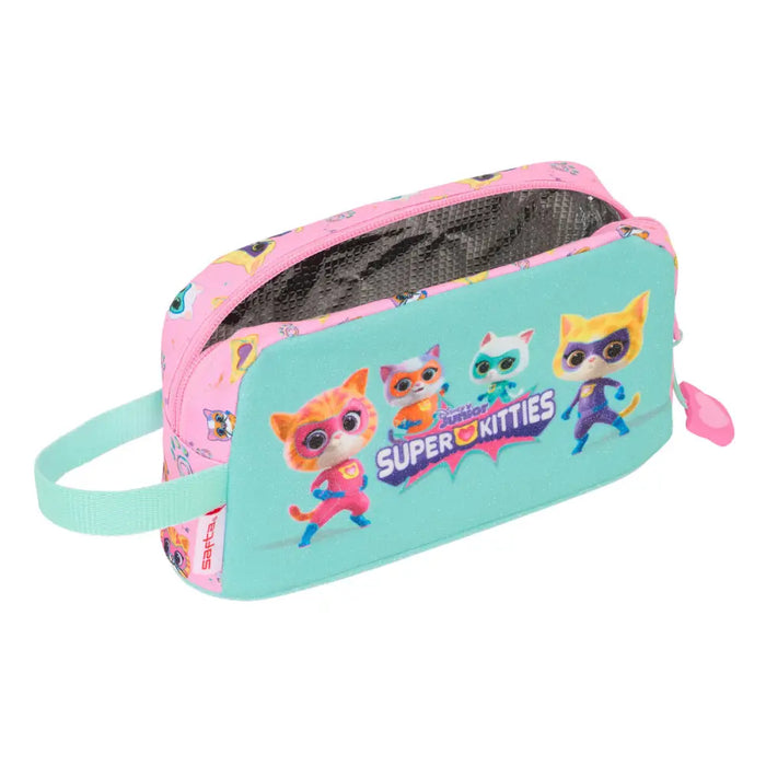 Пътническа Чанта SuperKitties Розов цвят тюркоаз 21,5 x 12