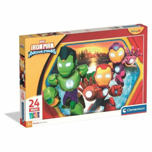 Пъзел Clementoni Maxi - Iron Man and his awesome friends 62