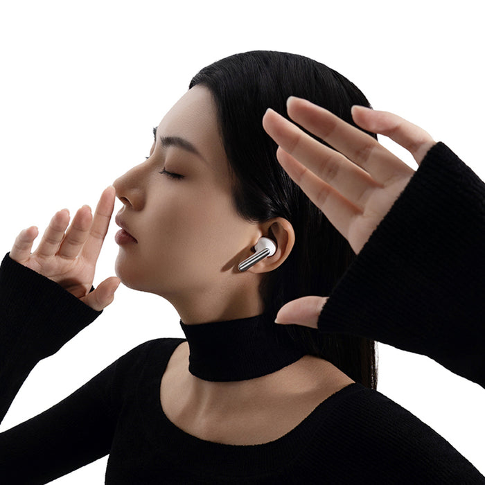 QCY Melobuds N60 Безжични слушалки за уши с LDAC и ANC шумопотискане - бели