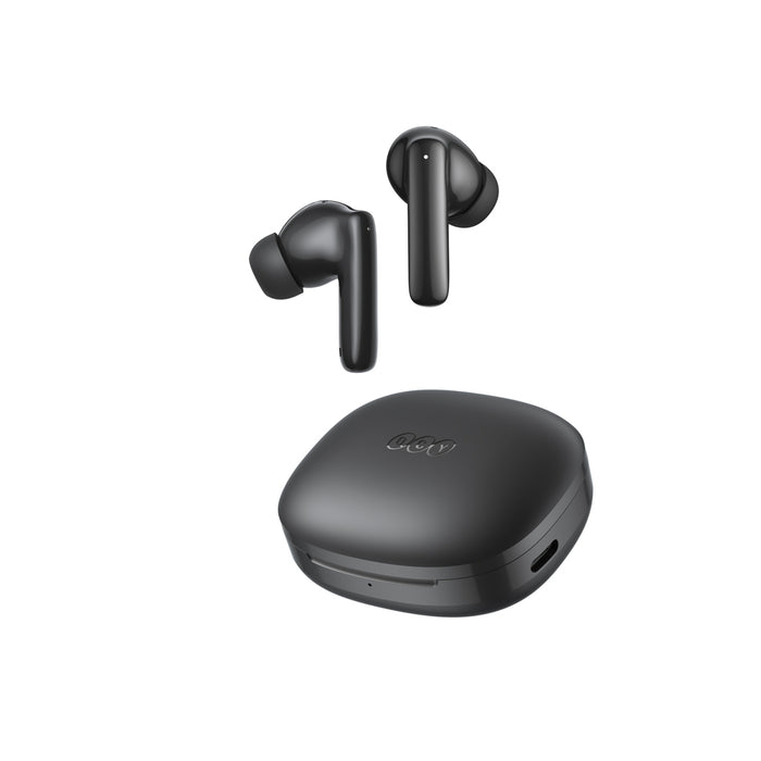 QCY T13 Pro Безжични слушалки за уши с шумопотискане и ANC - Черни