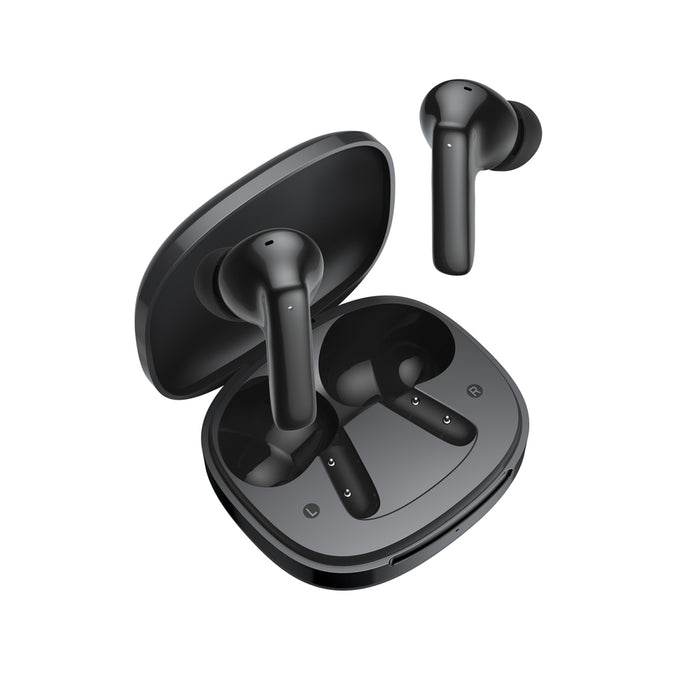QCY T13 Pro Безжични слушалки за уши с шумопотискане и ANC - Черни