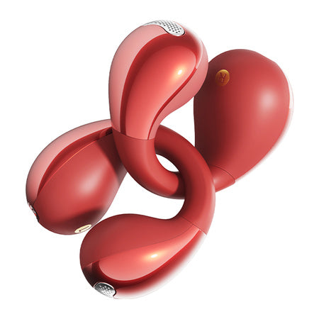 Слушалки QCY Crossky Clip C30S (червени)