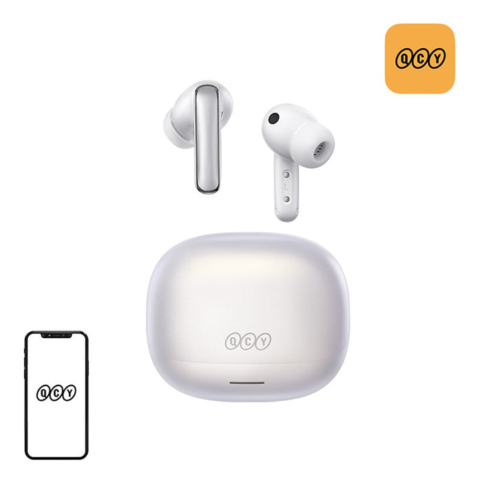 Безжични слушалки QCY Melobuds N65 (бели)