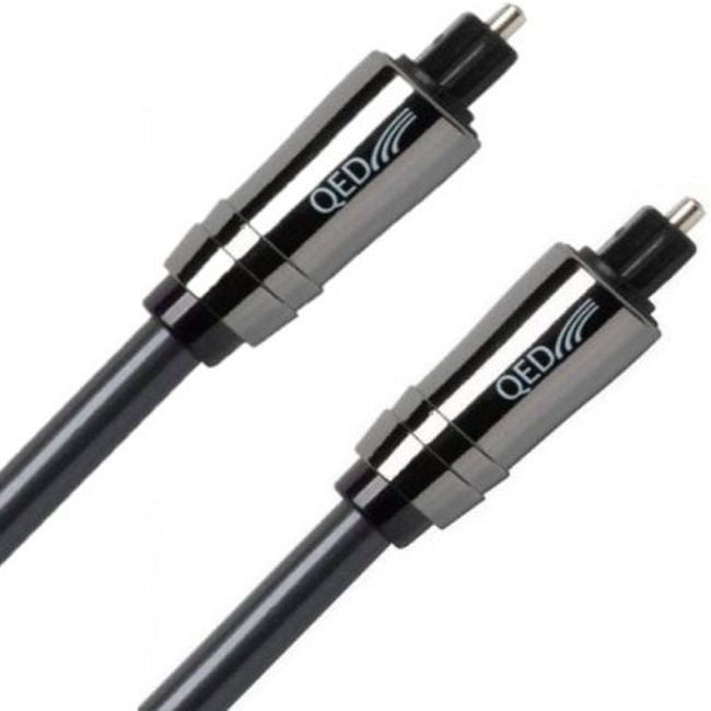 Кабел QED - Performance Optical Graphite, 2x Toslink, 1.5 m, черен