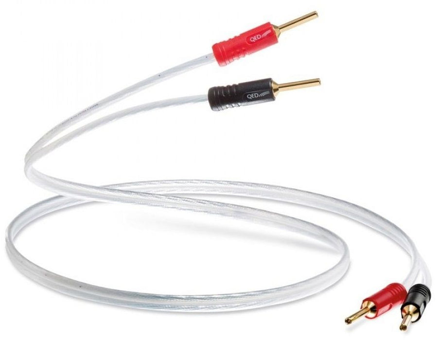 Кабели за колони QED - XT25, 3 m, 2 броя, бели