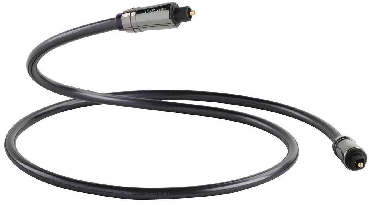 Кабел QED - Performance Optical, Toslink/Toslink, 3 m, черен