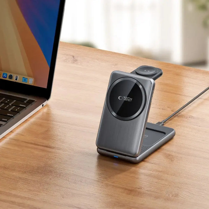 QI15W-A42 3в1 индуктивно зарядно устройство с MagSafe
