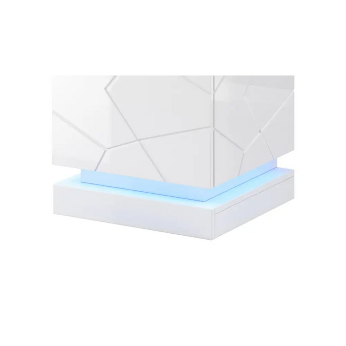 QIU осветление за нощно шкафче 2 бр. RGB