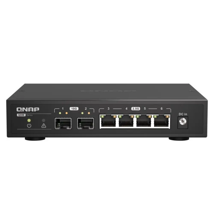 QNAP QSW-2104-2S мрежов комутатор Unmanaged 2.5G Ethernet