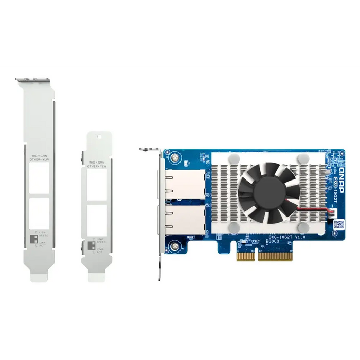 QNAP QXG-10G2T мрежова карта Вътрешен Ethernet 10000 Mbit/s