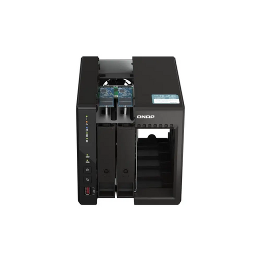 QNAP TS-253E NAS Tower Ethernet LAN Черен J6412