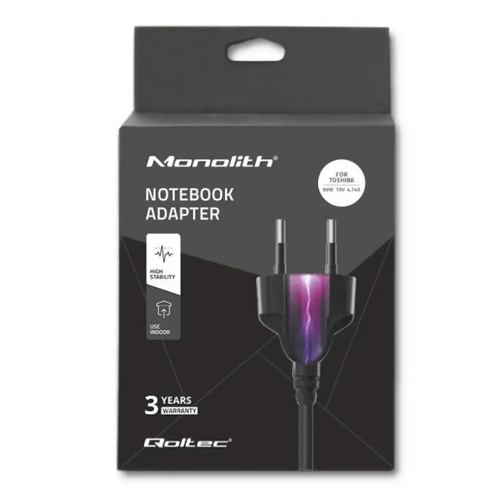 Qoltec 50090.90W захранващ адаптер/инвертор Indoor Black