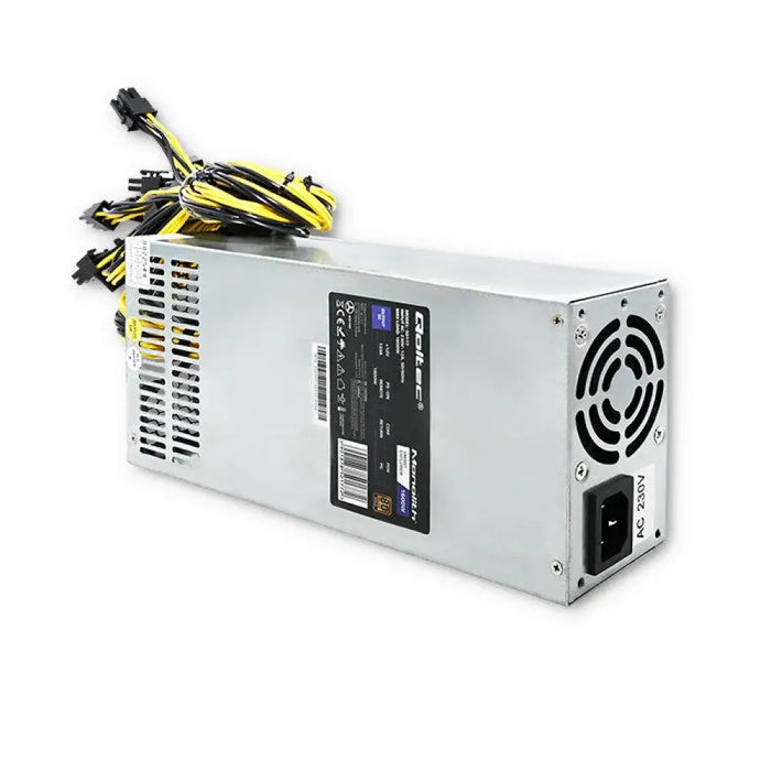 Qoltec 50177 PCI-E захранване Smart 1600W | 80 Plus Gold