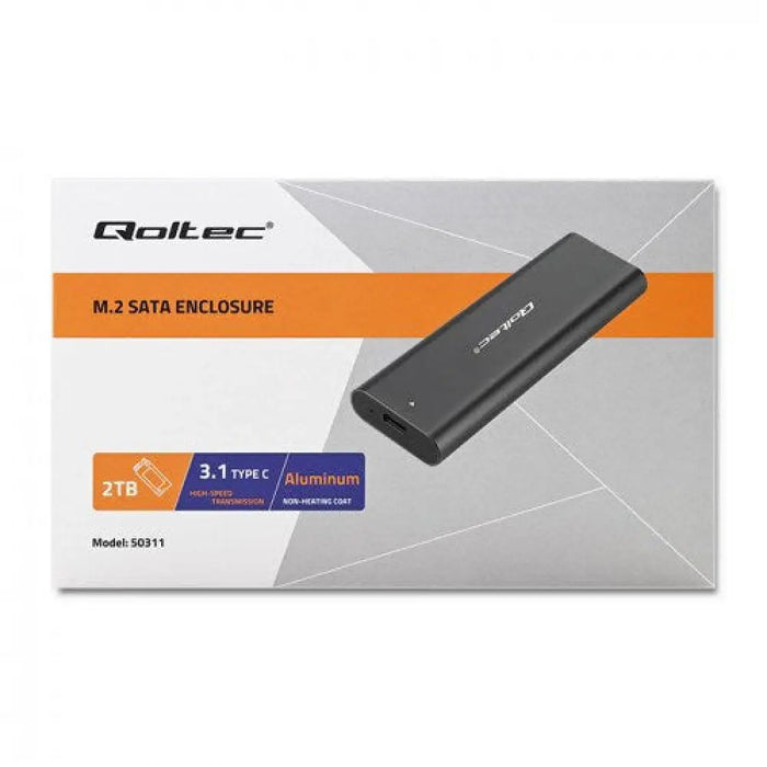 Qoltec 50311 кутия за устройство за съхранение SSD кутия