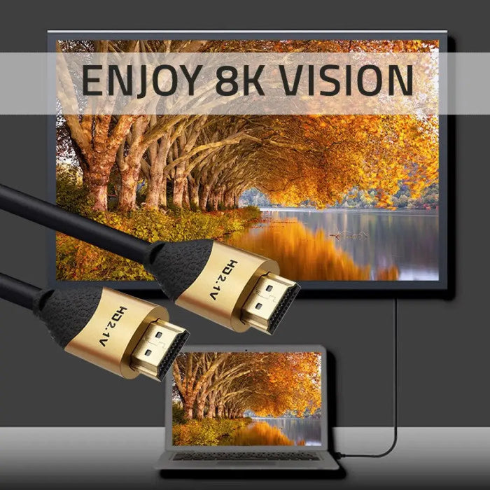 Qoltec 50357 HDMI v2.1 кабел Ултра висока скорост 8K | 60Hz