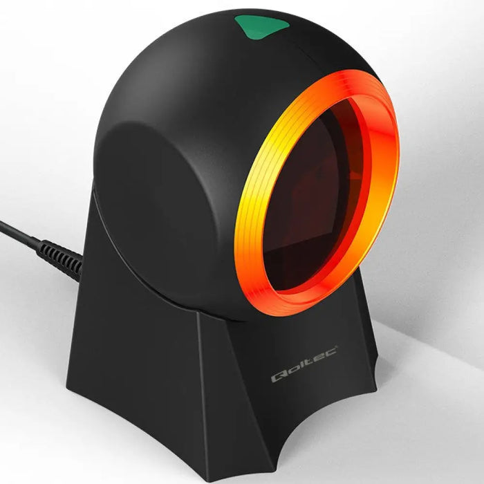 Qoltec 50857 Кабелен настолен баркод скенер 1D | 2D