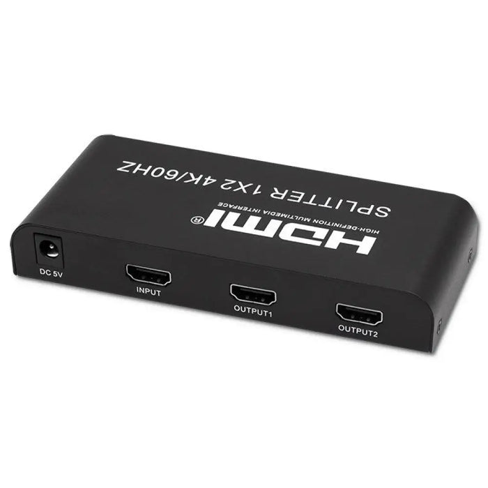 Qoltec 51797 активен HDMI сплитер 2 x HDMI 4K x 2K | 6Gb/s
