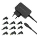 Qoltec 52414 Универсален захранващ адаптер 65W | +10 плъгина