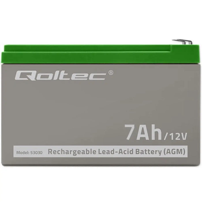 Qoltec 53030 AGM батерия | 12V | 7Ah
