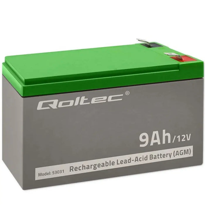 Qoltec 53031 AGM батерия | 12V | 9Ah