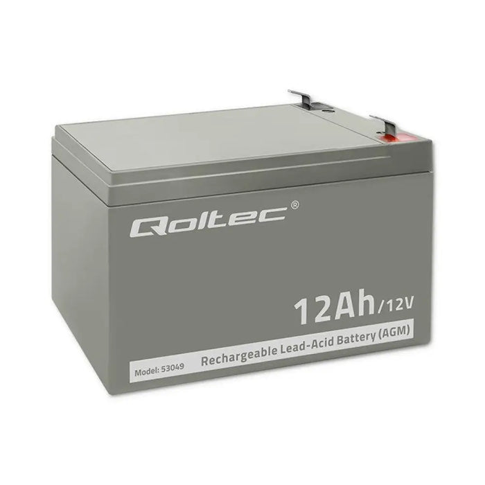 Qoltec 53049 AGM батерия | 12V | 12Ah