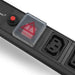 Qoltec 53998 Power strip for RACK 19’’ | 1U | 10A | PDU