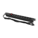 Qoltec 53998 Power strip for RACK 19’’ | 1U | 10A | PDU