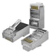 Qoltec 54554 Модулен конектор RJ45 | CAT5e | FTP