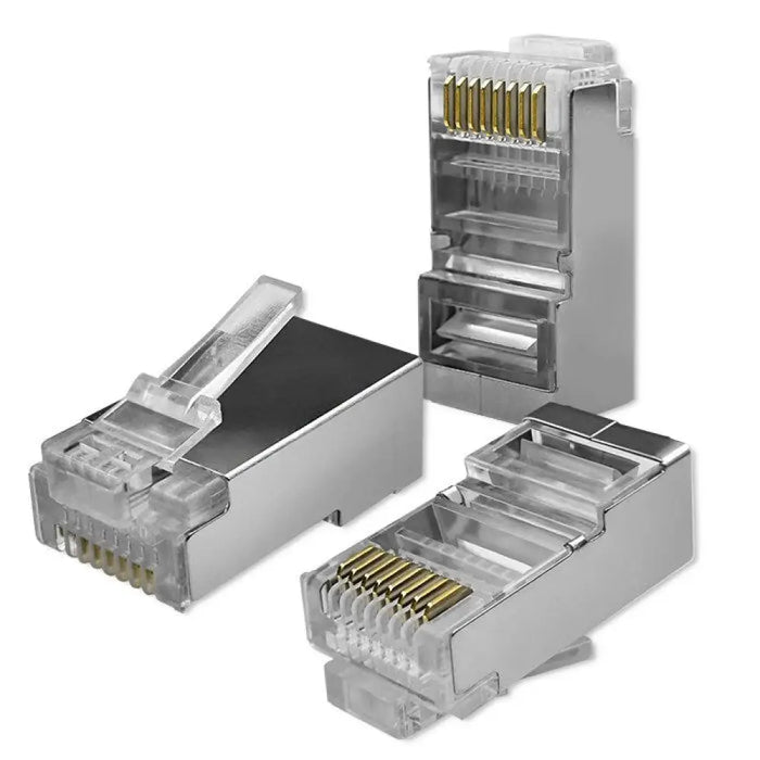 Qoltec 54556 Модулен конектор RJ45 | CAT6 | FTP | Позлатени