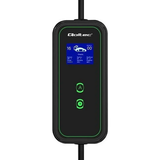 Qoltec Мобилно зарядно за EV автомобили 2-в-1 Тип 2 3,5 kW