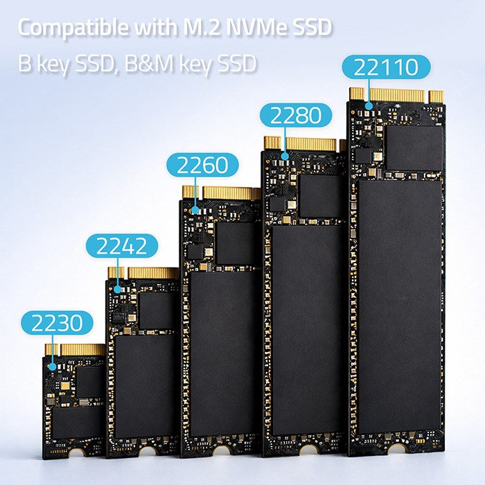 Докинг станция Qoltec 52366 M.2 NVMe SSD | PCIe | USB-C | 20 Gb/s | ДВОЙНА 2 x 8TB | Офлайн клониране