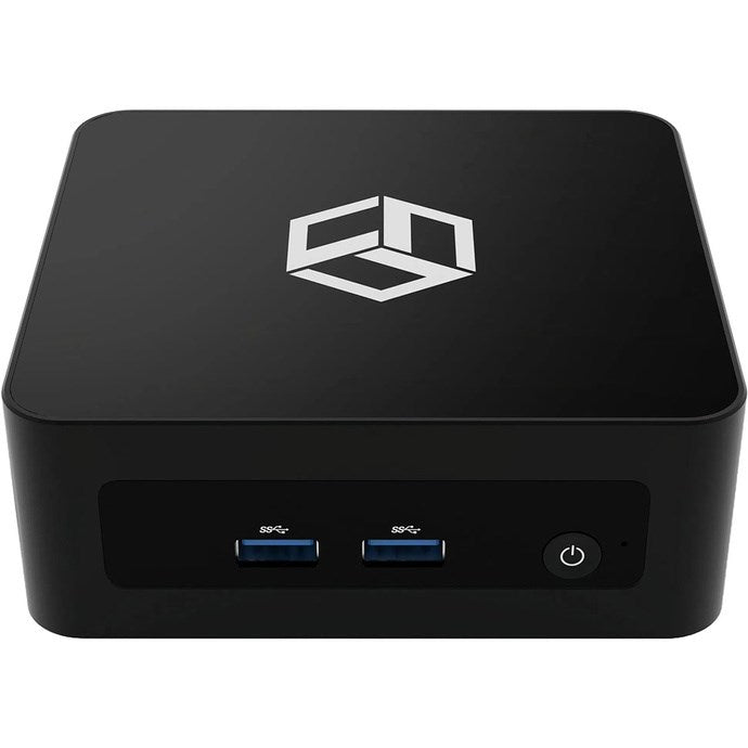 Мини компютър Qoobe AP1215U i3-1215U/16GB/SSD 512GB/Win 11 Pro черен