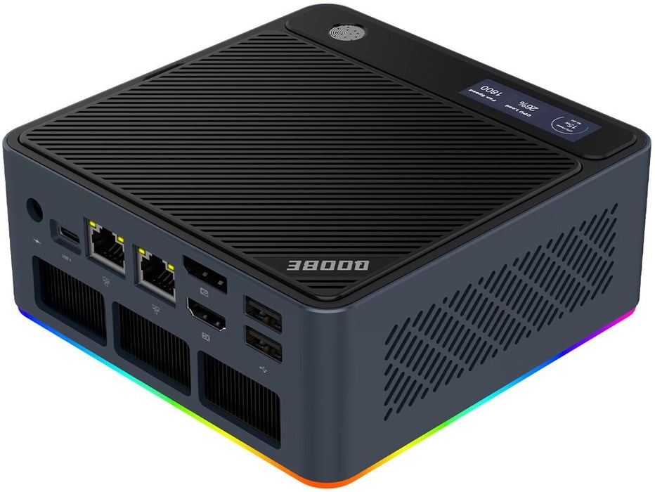 Мини компютър Qoobe U155H Core Ultra 7 155H/16GB/SSD 512GB/Win 11 Pro черен (брандиран като Morefine)